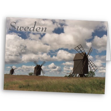 Sweden Note Card